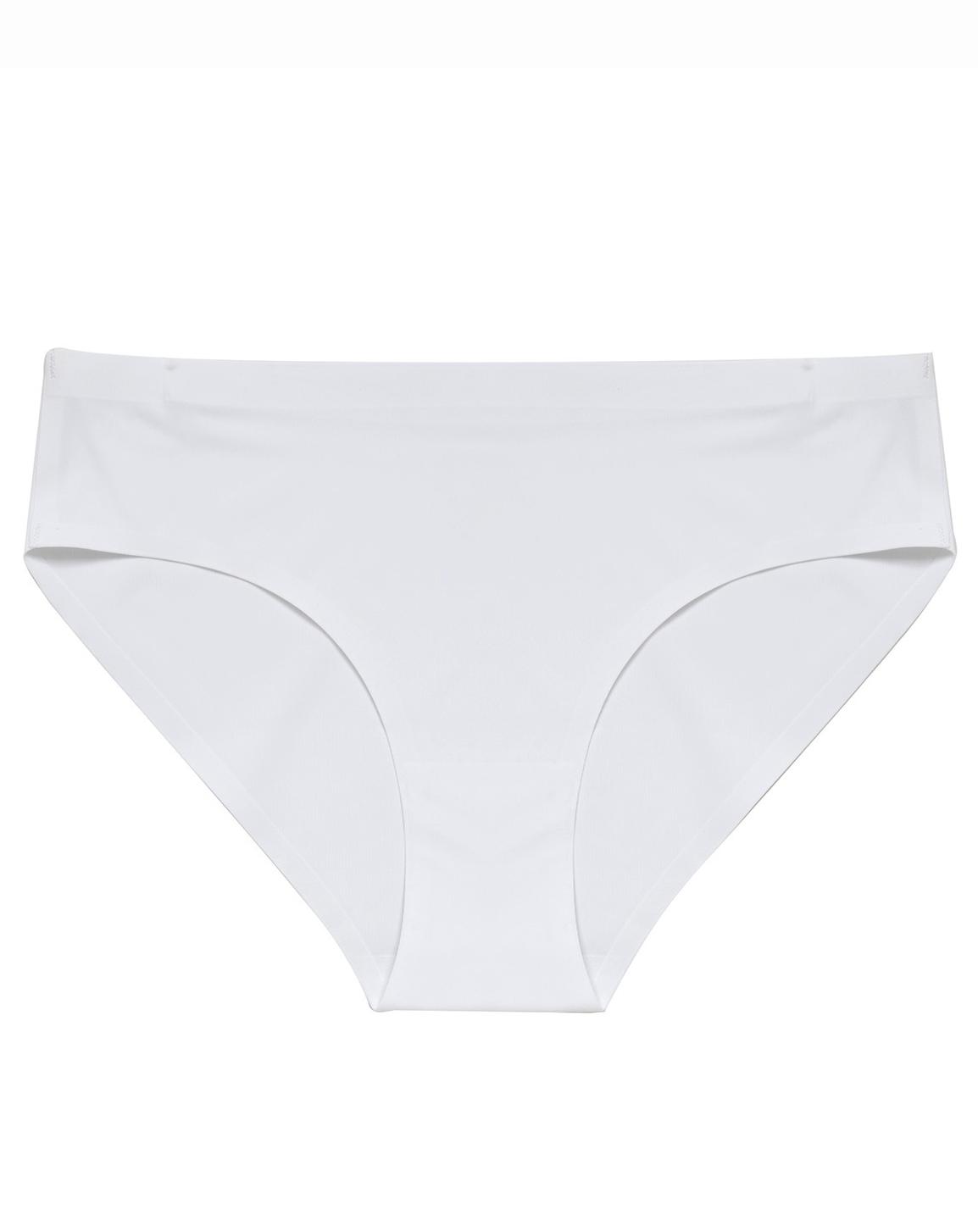 תחתון נשים סימלס מיקרופייבר חיתוך לייזר- לבן- M