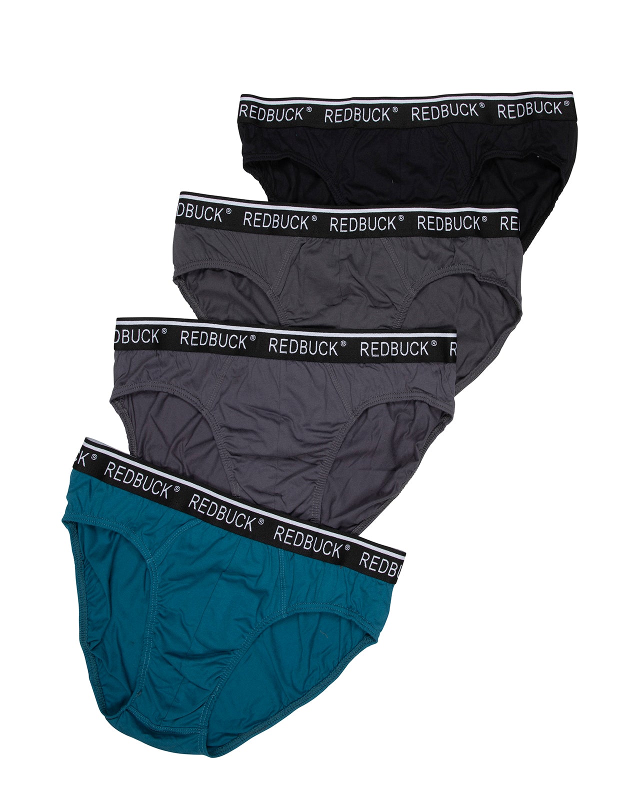 תחתון גבר סליפ100% כותנה גומי חיצוני - 4 במארז