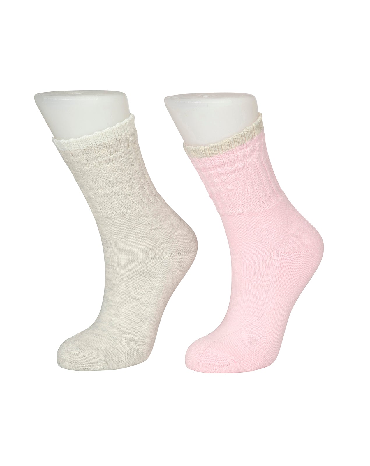 גרבי ספורט ריפוד מגבת לנשים צבעוני  - 2 במארז