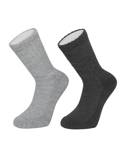 גרבי ספורט ריפוד מגבת לגבר צבעוני  - 2 במארז