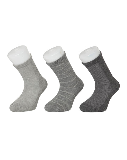 גרבי ילדים מכותנה צבעוני - 3 במארז