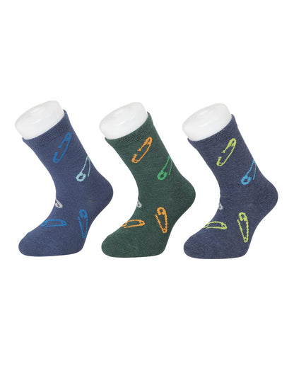 גרבי בנים כותנה לייקרה - 3 זוגות